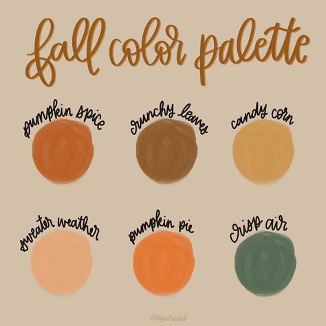 Fall Cookie Color Palette, Pumpkin Spice Color Palette, Pumpkin Spice Nail Color, Fall Color Palette Nails, Pumpkin Spice Nails, Halloween Apples, Dip Nails, Fall Cookies, Hex Codes