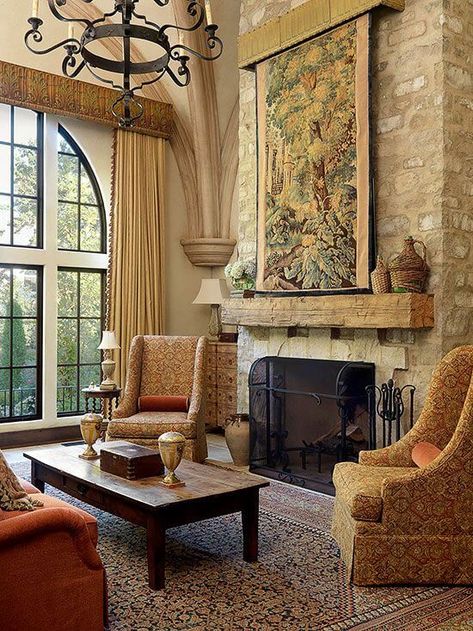 Tuscan, Living room, BHG Tuscan Home Decor Ideas, Tuscan Style Decorating, Tuscan Home Decorating, Tuscan Living Rooms, Tuscan Colors, Tuscan Interior, Tuscan Furniture, Tuscany Decor, Tuscan Style Homes