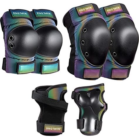 Skateboarding Protective Gear, Kids Roller Skates, Kids Skateboarding, Skateboard Helmet, Sports Helmet, Inline Skates, Inline Skating, Elbow Pads, Protective Gear