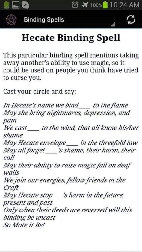 Spell used to bind people and call upon Hecate for assistance to do so Binding Spell Enemies, Goddess Hekate, Binding Spell, Hecate Goddess, Magic Spell Book, Wiccan Witch, Magick Spells, Eclectic Witch, Wiccan Spell Book