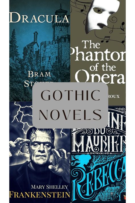 Goth Literature, Jane Austen Northanger Abbey, Gothic Novels, Gothic Literature, The Woman In Black, Mary Shelley Frankenstein, Gothic Books, Gothic Fiction, Shirley Jackson