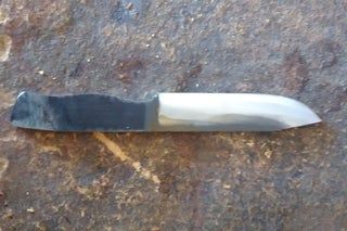 Homemade Knife From a File : 22 Steps (with Pictures) - Instructables Homemade Knife, Simple Knife, Knife Ideas, Bear With Me, Belt Sander, Cut Out Shapes, Push Pins, Knife Handles, I Can Change