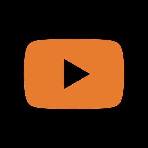 Youtube Icon, Orange Icons:), Phone Stuff, Orange Black, Wallpapers, Orange, Halloween, Quick Saves, Black