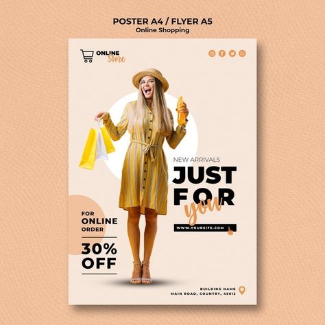 Fashion Sale Design, Fashion Sale Poster, Free Psd Poster, Flyers Design, Fashion Poster Design, Fashion Banner, Desain Editorial, Fashion Layout, Flyer Design Inspiration