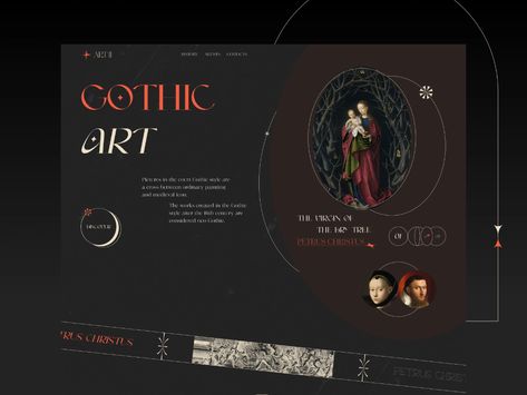 Gothic Art // Website by blacklead studio on Dribbble Medieval Typography, Ornamental Lettering, Gothic Art Nouveau, Author Branding, Punk Design, Gothic Fonts, Gothic Tattoo, Gothic Design, Font Inspiration