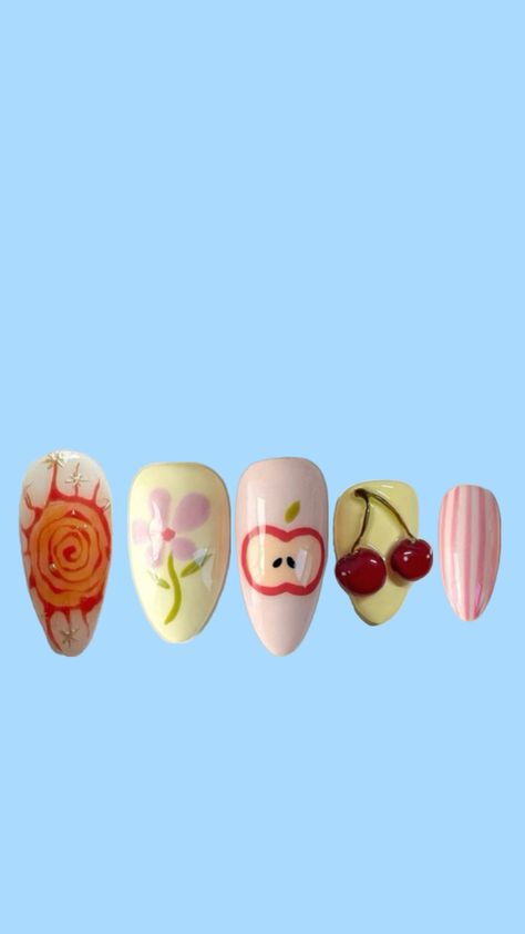 Paul Frank Nails, Monkey Nails, Paul Frank, Pretty Nails, Gel Polish, Nail Inspo, Nail Art Designs, Gel Nails, Art Design