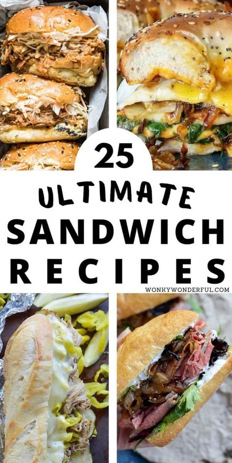 Here are some of THE BEST Sandwiches for lunch or dinner. If you are looking for cold sandwiches, hot cheesy sandwiches or vegetarian sandwiches. . .they are all right here. #sandwichrecipes #lunchrecipes #dinnerrecipes Awesome Sandwich Recipes, Awesome Sandwich Ideas, Polish Express Sandwich, Easy Restaurant Lunch Specials, Gourmet Grilled Sandwiches, Cold Sandwiches For Dinner, Easy Hot Lunch Recipes, Dressing For Sandwiches, Unwhich Recipe