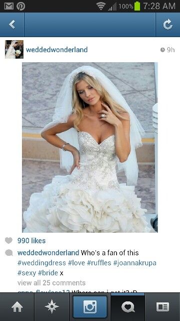 My dress Wedding Dresses High Low, Joanna Krupa, Summer Wedding Dress, Day Cream, Fairytale Wedding, Beautiful Wedding Dresses, Dream Wedding Dresses, Wedding Wear, Designer Wedding Dresses