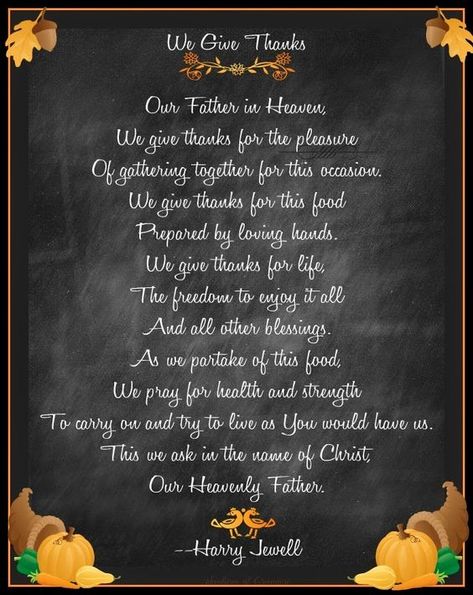 Thanksgiving Dinner Prayer, Thanksgiving Prayers For Family, Prayers Before Meals, Thanksgiving Prayers, Food Prayer, Dinner Prayer, Thanksgiving Poems, Thanksgiving Prayer, Thanksgiving Blessings