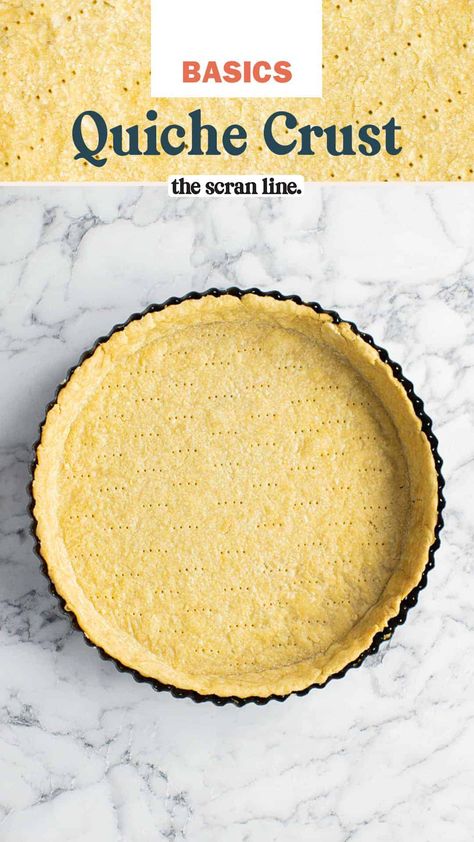 Perfect Quiche Crust Quiche Crust Recipe, Tart Shells Recipe, Smoked Salmon Quiche, Quiche Crust, Best Lemon Meringue Pie, Sugar Free Pumpkin Pie, Low Carb Pumpkin Pie, Pie Spice Recipe, Fruit Pie Filling