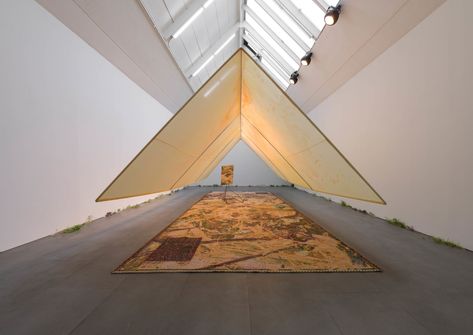 Inspired By �— Francis Musselman Laure Prouvost, Tent Installation, Lisson Gallery, Walker Art Center, Stage Set, Wooden Sculpture, Exhibition Space, Sculpture Installation, Stage Design