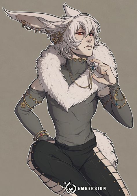 Ffxiv Character, Monster Boy, Demi Human, Bunny Drawing, Bunny Designs, Howls Moving Castle, Human Art, Art Base, Creature Design