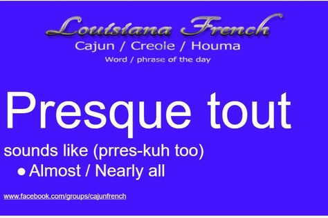 Creole Language, French Slang, French Love Quotes, Cajun French, Useful French Phrases, French Basics, Louisiana Creole, French Creole, Basic French Words