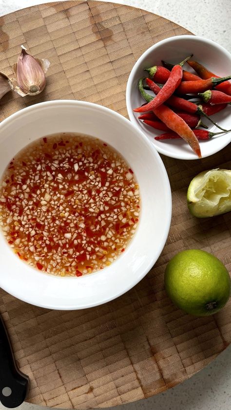 Vietnamese Fish Sauce Vietnamese Fish Sauce, Vietnamese Salad, Vietnamese Fish, Citrus Fish, Food Slicer, Vermicelli Noodles, Easy Asian Recipes, Easy Asian, Sweet Sauce