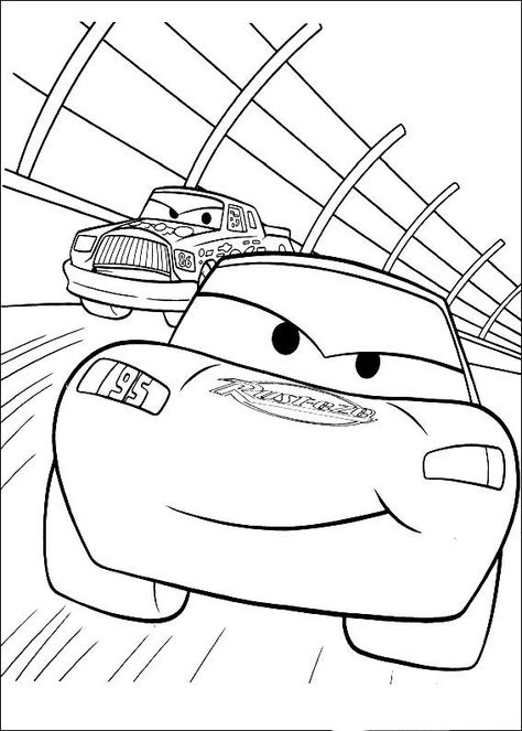 Dibujos para Colorear Cars 28 Race Car Coloring Pages, Cars Coloring, Cars Coloring Pages, Colouring Printables, Disney Colors, Disney Coloring Pages, Pixar Cars, Print Out, Lightning Mcqueen