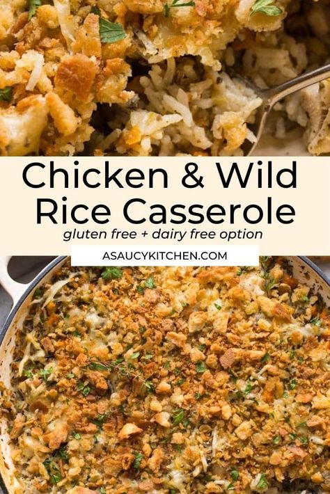 Chicken Casserole No Dairy, Chicken And Rice Casserole Recipes Non Dairy, Dairy Free Wild Rice Casserole, Chicken And Rice Casserole Recipes Dairy Free, Dairy Free Gluten Free Casserole Recipes, Gluten Free Dairy Free Chicken And Rice Casserole, Gluten Free Rice Casserole Recipes, Dairy Free Recipes With Chicken, Dairy Free Chicken Bake