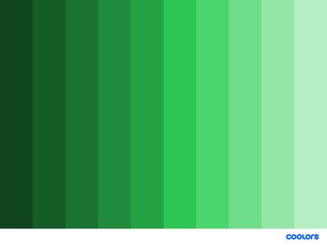 green monochromatic color palette #green #colorpalette #monochromatic Green Monochromatic, Palette Green, Palette Blue, Pink Paint Colors, Art Education Lessons, Monochromatic Color Palette, Monochromatic Palette, Value In Art, Green Colour Palette