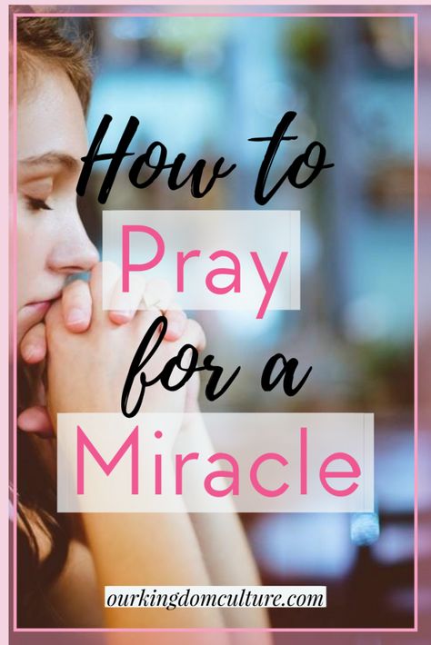 Pray For A Miracle, Praying For A Miracle, Money Prayer, Abraham And Sarah, Tony Evans, Diy Pipe, How To Pray, Overcome The World, Miracle Prayer