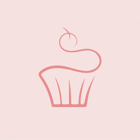 Logotipo de querida | Vetor Premium Sweet Logo Design Ideas, Logo Gateau Design, Logo For Sweets, Bake Logo Design, Confectionary Logo, Pastry Logo Design Ideas, Sweets Logo Design Ideas, Cake Business Logo Ideas, Cake Logo Design Graphics