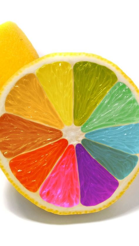 Delicious Color Wheel Projects, Deco Fruit, The Colors Of The Rainbow, The Color Wheel, Rainbow Connection, Wheel Art, Rainbow Food, Creative Desserts, Colors Of The Rainbow