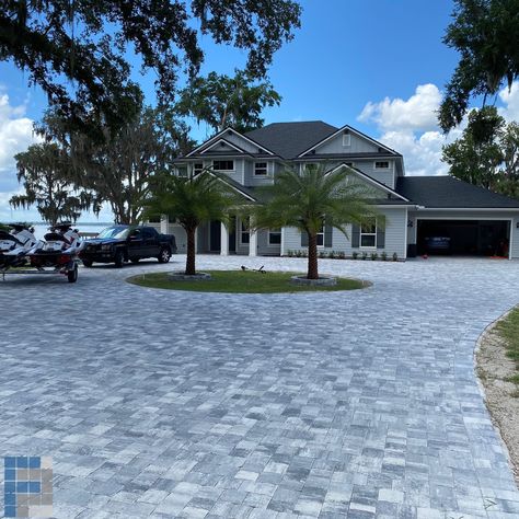 🚗 Boost your home’s curb appeal with a custom paver driveway. Durable, stylish, and built to last! 🌟 We are your #1 Your Premier Paver Installation Choice in Northeast FL.  Schedule your appointment today by calling us at 904-520-0752 or visit us online at fariaspavers.com  #FariasPavers #NortheastFL #Jacksonville #FL #JacksonvilleFL #CurbAppeal #FloridaHomes #HardscapeDesign #DrivewayPavers Paver Installation, How To Install Pavers, Driveway Ideas, Driveway Design, Hardscape Design, Paver Driveway, Long Driveways, Jacksonville Fl, Driveway