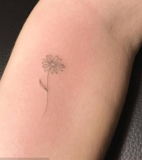 Tattoo For A Grandmother, Grandmother Tattoo Ideas, Small Daisy Tattoo, Daisy Tattoos, Margarita Flower, Daisy Tattoo Designs, Tiny Flower Tattoos, Daisy Flower Tattoos, A Daisy Flower