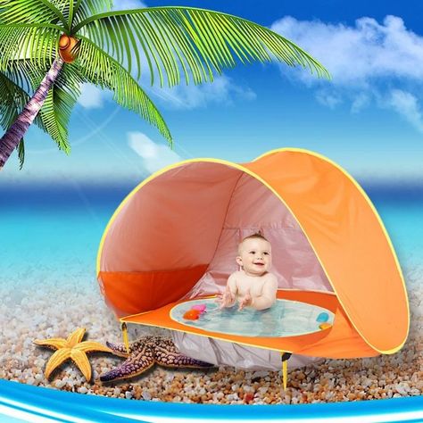 Baby Beach Tent, Portable Baby Bed, Baby Tent, Childrens Tent, Portable Shade, Beach Equipment, Children Swimming Pool, Shade Tent, Beach Play