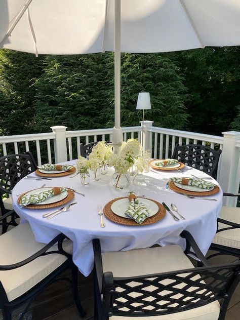 Patio Table Decor, Round Table Decor, Paterson Nj, Table Measurements, Oval Tablecloth, Custom Table Cloth, Colors For Spring, Brunch Table, Outdoor Tablecloth