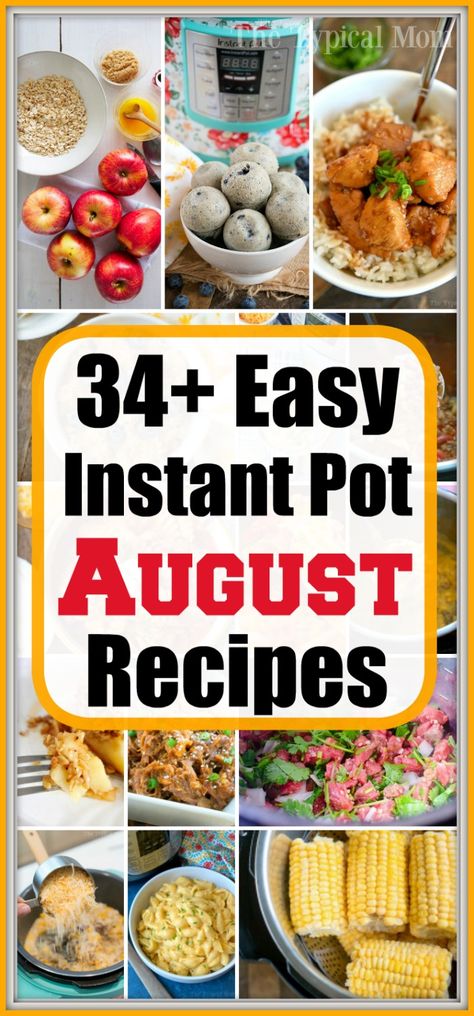 Summer Instant Pot Recipes, August Recipes, Pressure Cooker Recipes Healthy, Easy Cabbage Recipes, Easy Pressure Cooker Recipes, Produce Recipes, Healty Dinner, August Summer, Seasonal Fruit