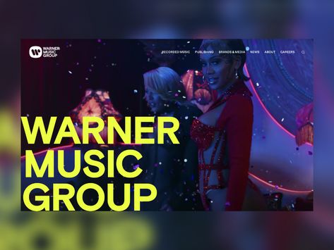 After a full rebrand, the iconic record label needed to express their visual identity through a new website that would reflect both the brand’s deep history... Music Label Branding, Music Label, Warner Music Group, Search Video, Music Labels, Music Mood, Musical Group, New Website, Music Publishing