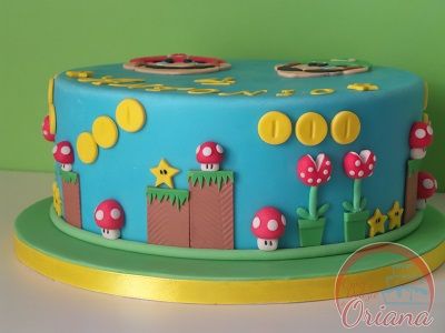 Luigi Cake, Bolo Panda, Mario Birthday Cake, Mario Bros Cake, Super Mario Cake, Mario E Luigi, Mario Cake, Mario Bros Birthday, Mario Bros Party