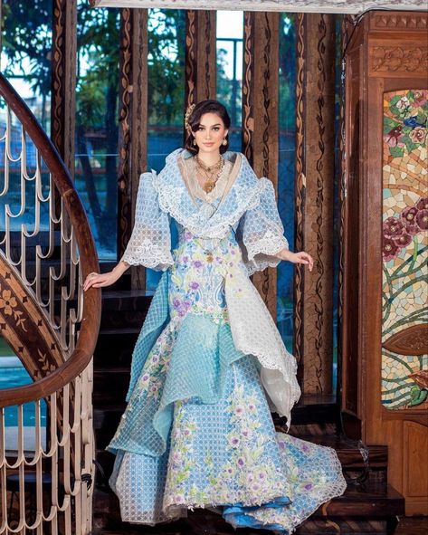 Miss Philippines National Costume, Maria Clara Costume, Filipino Gown, Filipino Traditional Clothing, Philippines Dress, Modern Filipiniana Gown, High Low Ball Gown, Modern Filipiniana Dress, Filipino Clothing