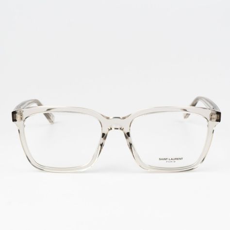 New Saint Laurent Sl672 004 Beige Square Unisex Eyeglasses Brand: Saint Laurent Model: Sl672 Color Code: 004 Gender: Men / Unisex Frame Colour: Beige Frame Shape: Square Frame Style: Full Rim Frame Material: Recycled Acetate Lens Color: Demo Lens Material: Customisable Size: 55x18x145 Brand New And 100% Authentic! Made In Italy. Full Retail Saint Laurent Set Includes: 1. Glasses 2. Case 3. Cleaning Cloth 4. Paperwork Same/Next Day Shipping! Square Frames Glasses, Beige Square, Saint Laurent Accessories, Colour Beige, Square Frame, Color Code, Square Frames, Cleaning Cloth, Color Coding