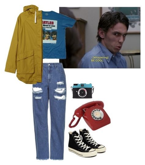 freaks (and geeks) by xoxochristinaa on Polyvore featuring Ð¼Ð¾Ð´Ð°, TAXI, KAROLINA, Topshop, Converse and CO Geek Outfits, Geek Style, Freaks And Geeks, Bad Reputation, Trik Fotografi, Looks Style, Audrey Hepburn, Looks Vintage, Grunge Fashion