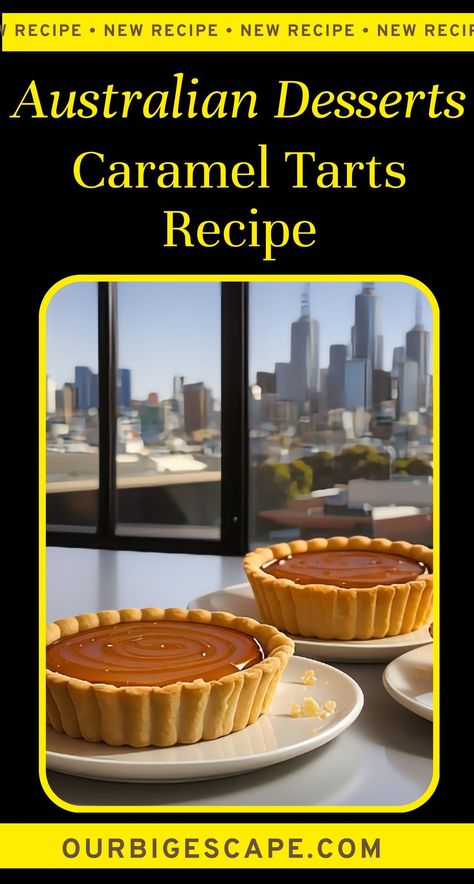 Caramel Pastry, Sweet Platter, Caramel Tart Recipe, Caramel Tarts, Australian Desserts, New Recipes To Try, Mini Tarts, Tarts Recipe, Caramel Tart