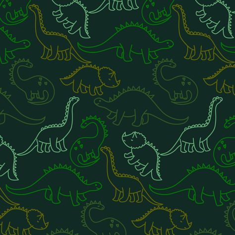 Green Outline dinosaur pattern - Download Free Vectors, Clipart Graphics & Vector Art Dinosaur Wallpaper, Motorcycle Illustration, Tiger Illustration, Dinosaur Illustration, Dinosaur Background, Dinosaur Pattern, Animal Graphic, Cute Monsters, Dog Illustration