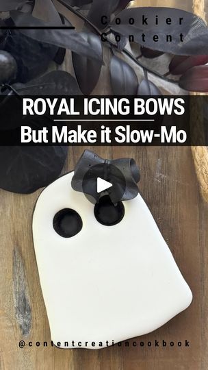 50K views · 320 reactions | If you want the full write-up of troubleshooting this bow,

Just Comment ROYALBOW and it will go to your DMs! 😊

Save yourself some troubleshooting to get this bow...comment ROYALBOW (no spaces) and I’ll send you the full breakdown + troubleshooting.

FYI This is NOT buttercream. If you haven’t already seen all the buttercream bows, definitely check them out.  Cake decorators are certainly doing circles around many of us cookie decorators. 😆

RI can be a bit tricky sometimes. Even the icing you see here could stand to be a little thicker. I just grabbed the closest tip I had on hand (Leaf tip). Recommended Tip: 113 or 115.

If you’re new here, welcome! I’m Bree, and I created this account to support fellow cookiers with:
💜content creation
💜simple photography Cottage Food Business, Cookie Photography, Dessert Decoration, Decorated Cookies, Royal Icing, Content Creation, Cookie Decorating, Sugar Cookies, Save Yourself