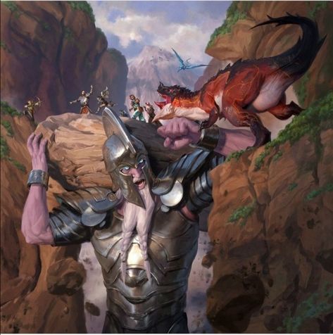 Fantasy Giants, Dungeons And Dragons Races, Concept Art World, The Giants, Fantasy Races, Dragon Pictures, Dnd Art, Dungeons And Dragons Homebrew, Creature Concept Art