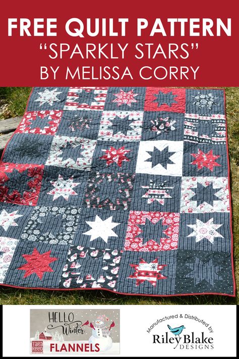 Quilting Methods, Star Quilt Pattern, Winter Flannel, Quilting 101, Tara Reed, Quilting Stencils, Quilting Videos, Quilted Gifts, Missouri Star Quilt