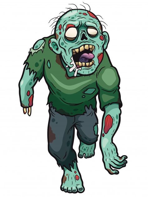 Zombie cartoon Premium Vector | Premium Vector #Freepik #vector #halloween #cartoon #colorful #running Zombie Pics, Cartoon Zombie, Zombie Drawings, Zombie Cartoon, Zombie Illustration, Arte Zombie, Challenge Instagram, Plant Zombie, Zombie Art