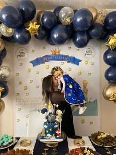 Little Prince Theme 1st Birthday, Prince Theme Party, Happy Birthday B, Prince Theme, Baby Birthday Decorations, Baby Birthday Themes, Baby Shawer, Baby Boy 1st Birthday, Foto Baby