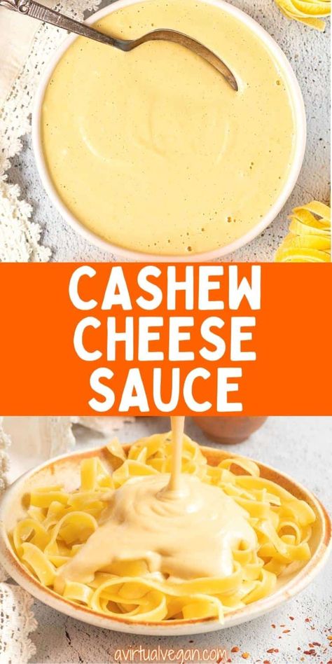 Vegan Cheese Sauce Recipe, Cashew Cheese Sauce, Vegan Cashew Cheese, Plant Based Cheese, Vegan Cheese Recipes, Vegan Cheese Sauce, Cheese Sauce Recipe, Cashew Cheese, Dairy Free Cheese