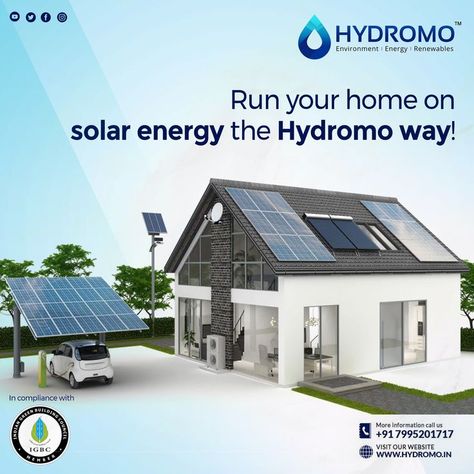 Talk to our experts and get the best in the design and functionality of solar plants and panels. Watch how your electricity bill drops to less than half. Call us now on 7995201717 Website:- https://hydromo.in/solar #Hydromo #HydroEn #solarpanels #solarpower #solarenergy #panasonicsolar #commercialsolar #industrialsolar #solarpowered #solarpv #solarpvpanels #gosolar #gosolarnow Solar Energy Design, Solar Solutions, Billboard Design, Solar Panels For Home, Energy Companies, Solar Pv, Electricity Bill, Real Estate Tips, Creative Video