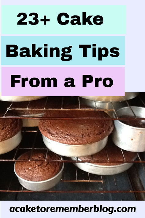 23+ Cake Baking Tips For Beginners To Learn How To Make Better Cakes. Professional Cake Baking Tips, First Time Cake Baking, Cake Baking Tips And Tricks, How To Bake Birthday Cake, How To Make A Three Tier Cake, Birthday Cakes For Beginners, Easy Beginner Cake Decorating Ideas, How To Icing A Cake For Beginners, How To Bake Cakes For Beginners