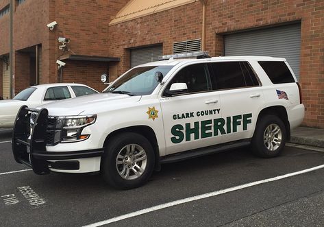 Clark County (WA) Sheriff Chevy Tahoe Clark County, Sheriff Office, Washington County, Chevy Tahoe, Emergency Vehicles, Emergency Service, Police Cars, Ambulance, Bolivia