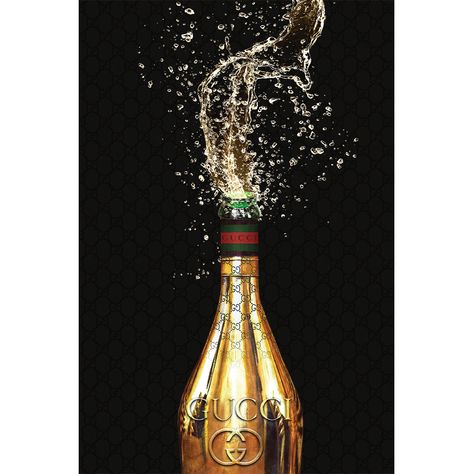 Party Popper | Italian Champagne Wall Art | $95–$475 – OliverGal.com | VIE Magazine - March 2021 | The Art & Culture Issue | C'est la VIE | "The Art of Luxury" Champagne Wall Art, White And Gold Decor, Champagne Wall, Pop Fizz Clink, Fashion Wall Art, Gold Decor, Oliver Gal, Floater Frames, Certificate Of Authenticity