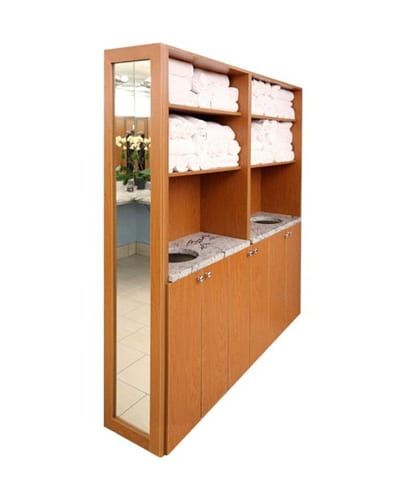 Wooden Towel Drops for Classy Locker Rooms | Hollman Lockers Athletic Locker, Electronic Charging Station, Equinox Gym, Locker Box, Faena Hotel, Traditional Benches, Locker Designs, Cool Lock, Gym Towel