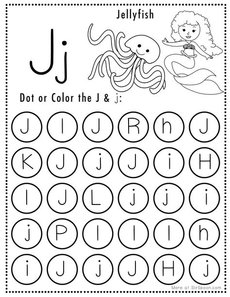 Letter Pages Free Printable, Letter J Lesson Plans Preschool, J Words Preschool, J Art Preschool, Letter J Activities For Kindergarten, J Preschool Activities, Letter J Activity For Preschoolers, Letter J Printables Free, Letter Jj Activities For Preschool