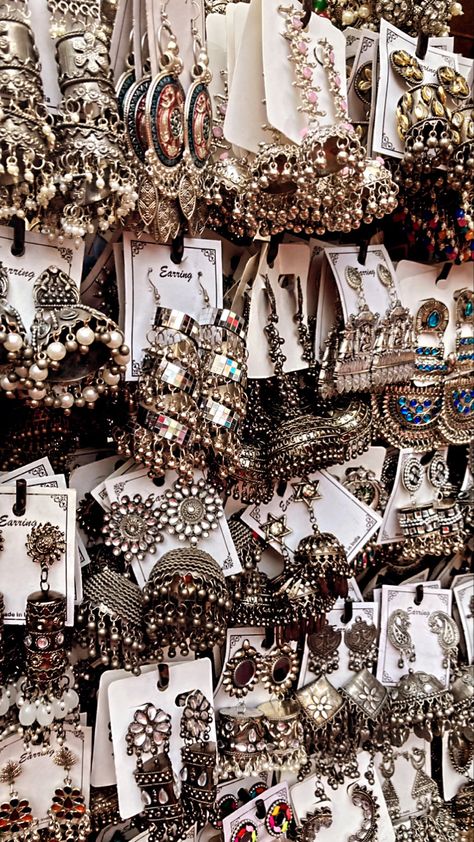 #silver #silverjewellery #indian #aesthetic #ethnic #jhumka #indowestern #instagram #boho #bohostyle Earring Collection Aesthetic, Oxidised Jhumka Aesthetic, Silver Jhumka Aesthetic, Jumkas Oxidised, Indian Jhumka Aesthetic, Indian Ethnic Aesthetic, Jhumkey Aesthetic, Jhumkas Aesthetic Snap, Silver Jhumkas Indian