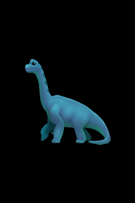 The 🦕 sauropod emoji depicts a long-necked dinosaur with a small head and a long tail. Its body is thick and bulky, with four sturdy legs and a scaly texture. The emoji is typically green or gray in color, with a slightly curved neck and a gentle expression on its face. Overall, the sauropod emoji is a cute and friendly representation of one of the largest creatures to ever roam the earth. Dinosaur Emoji, Icons Png Aesthetic, Lego Hotel, Long Neck Dinosaur, Apple Emojis, Emojis Iphone, Kylie Jenner Photos, Ios Emoji, Blue Emoji